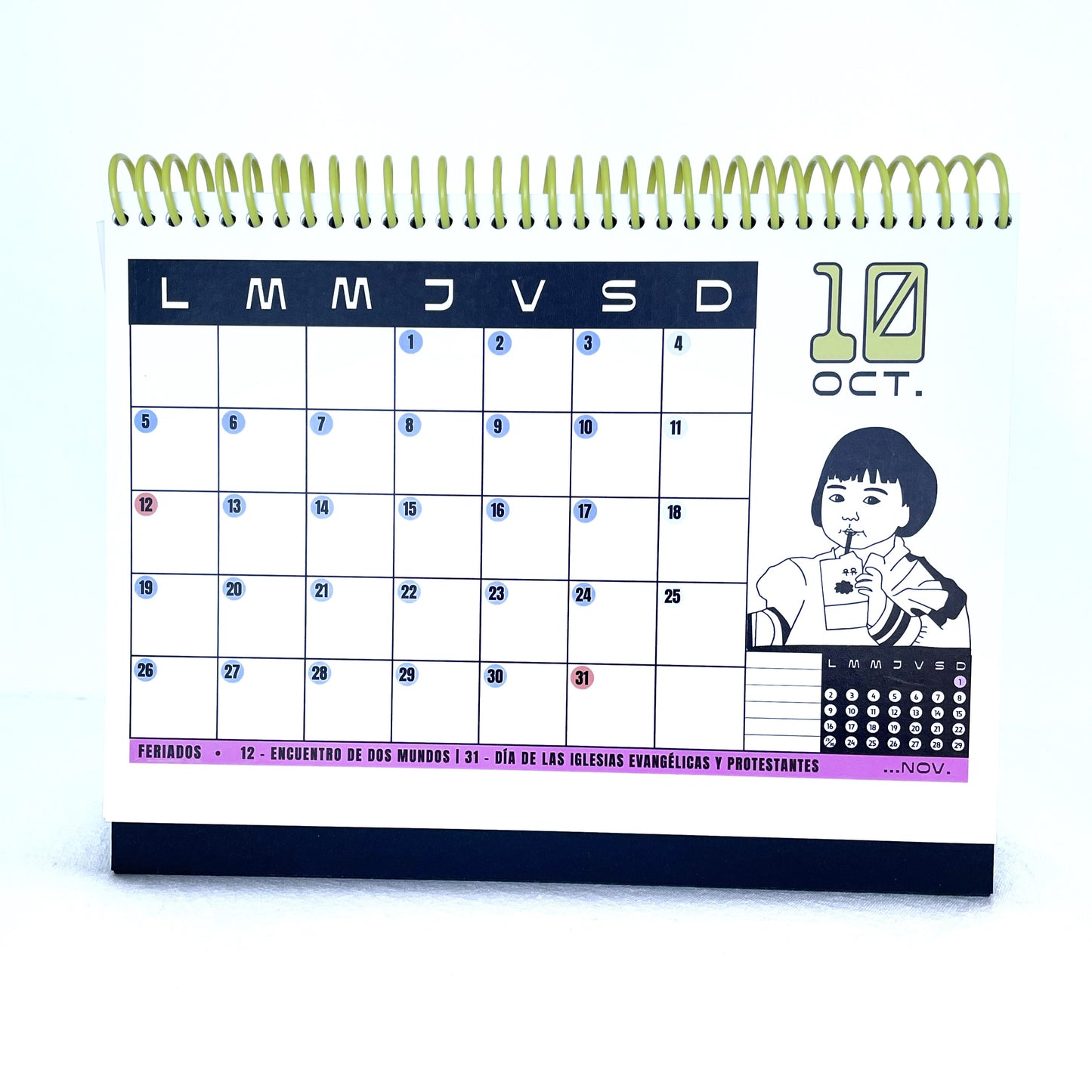 CALENDARIO ESCRITORIO CON PLANNER
