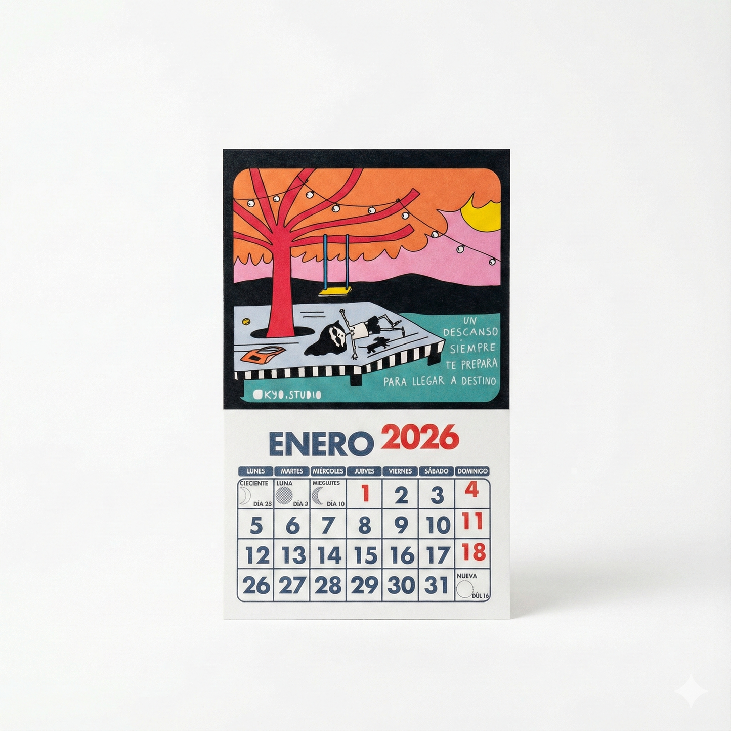MINI CALENDARIOS FRASES