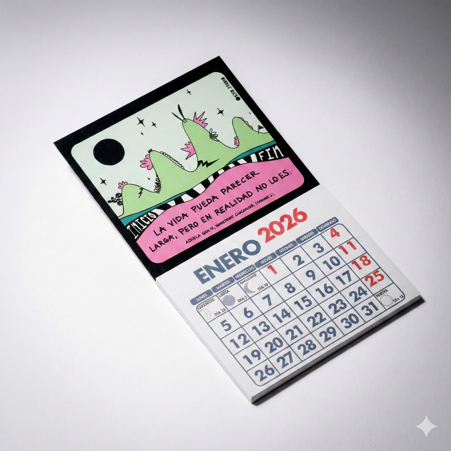 MINI CALENDARIOS FRASES