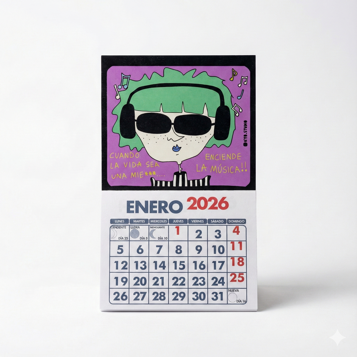 MINI CALENDARIOS FRASES