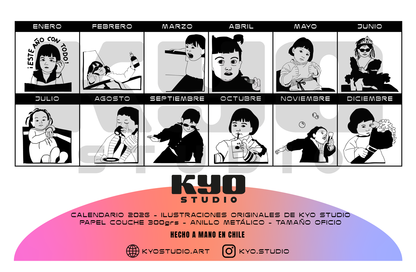 CALENDARIO DE PARED "MEMES"