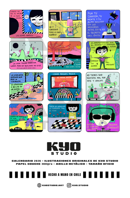 CALENDARIO DE PARED "FRASES"