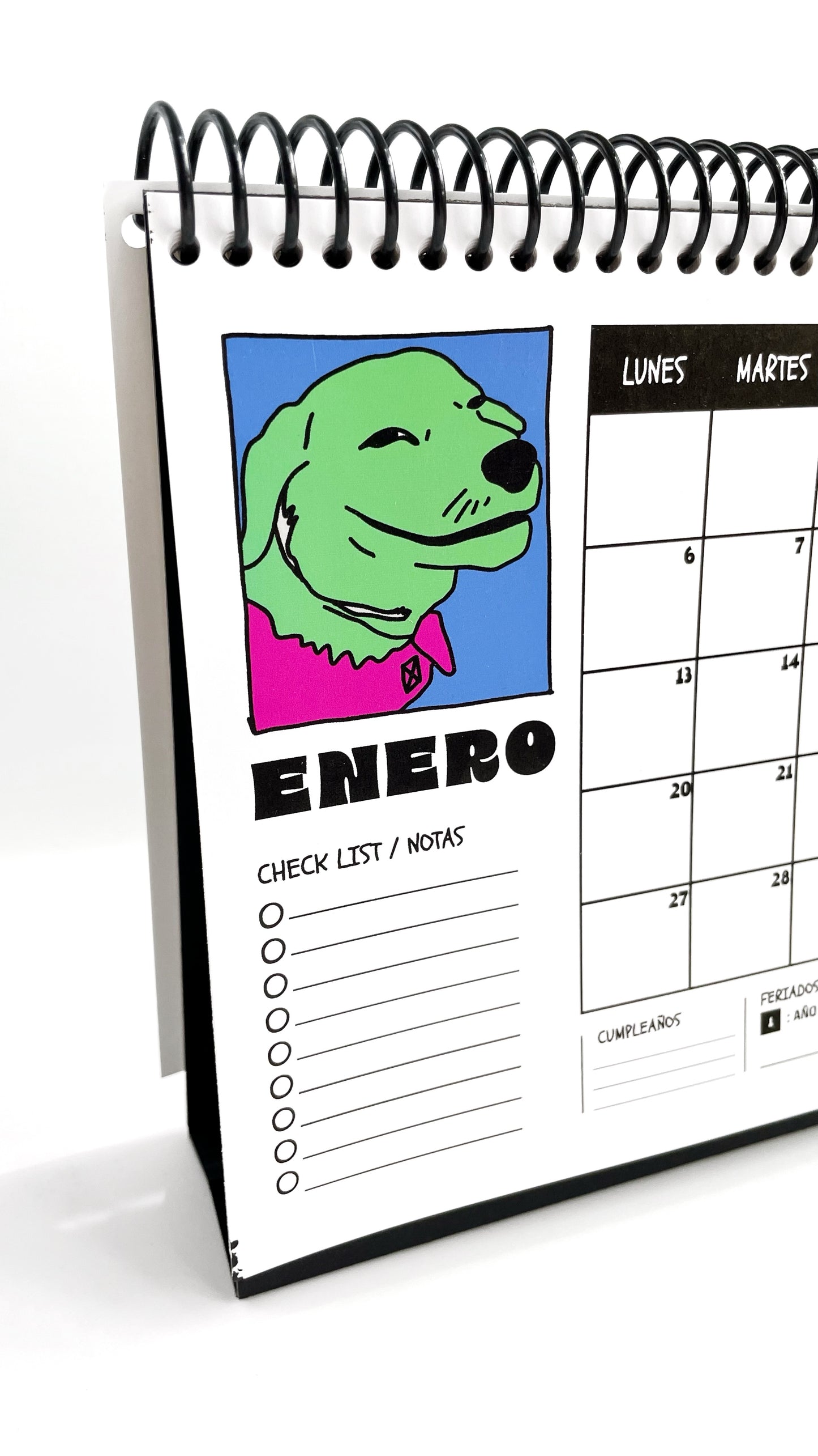 CALENDARIO ESCRITORIO CON PLANNER PERROS Y GATOS