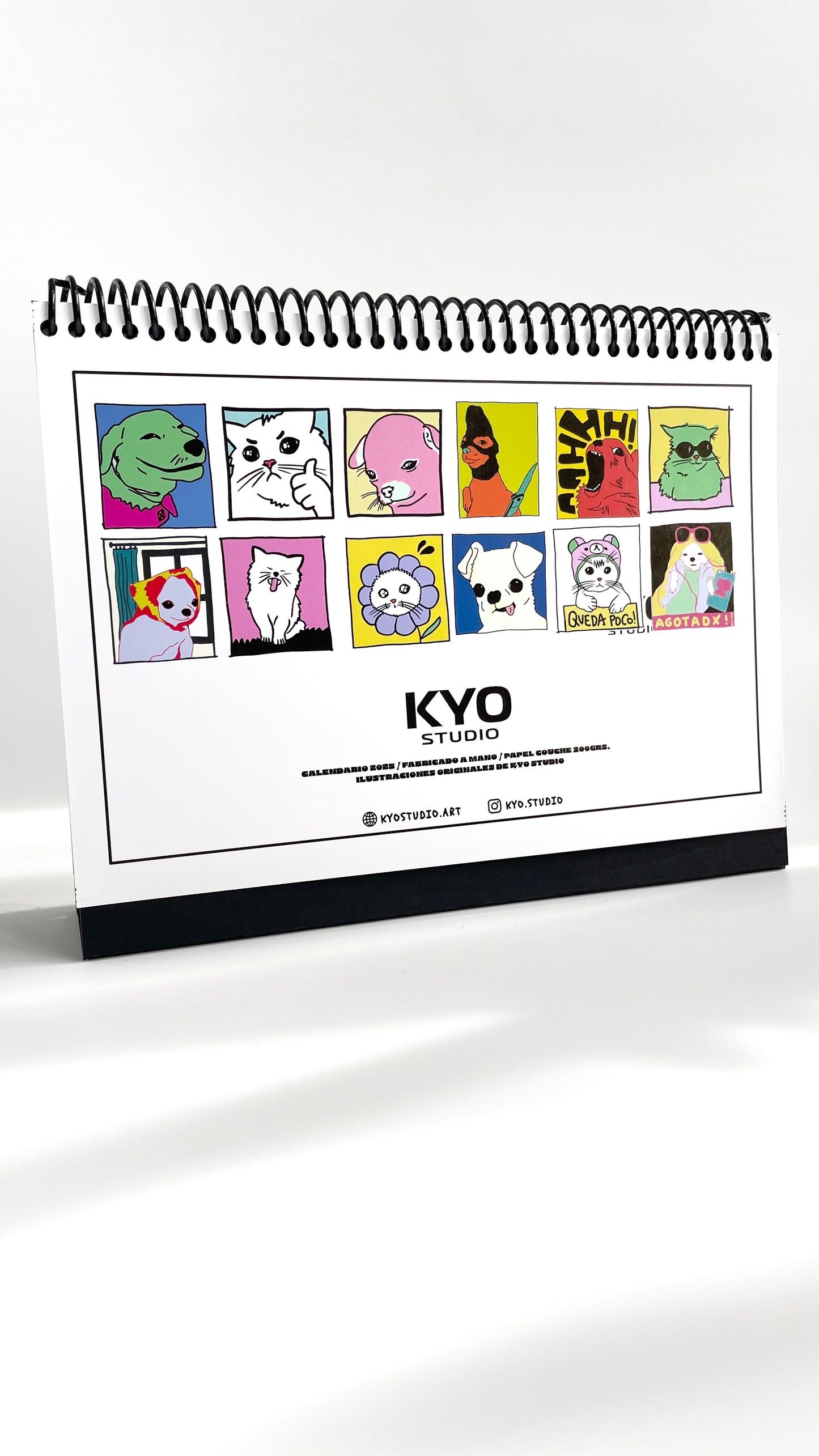 CALENDARIO ESCRITORIO CON PLANNER PERROS Y GATOS