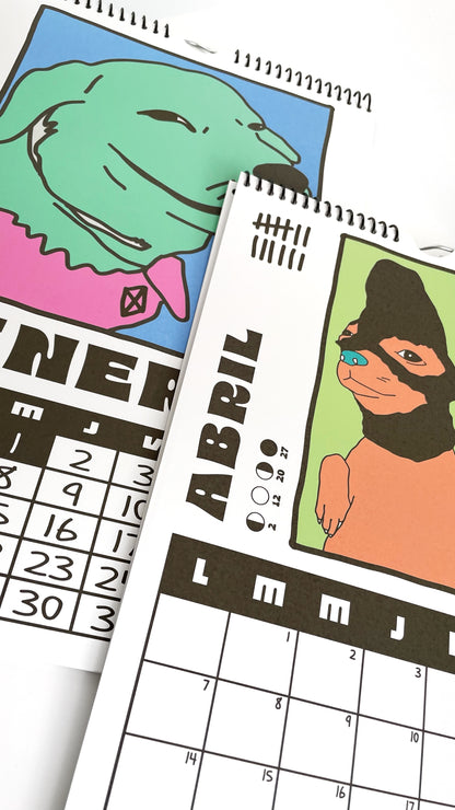 CALENDARIO DE PARED PERROS Y GATOS