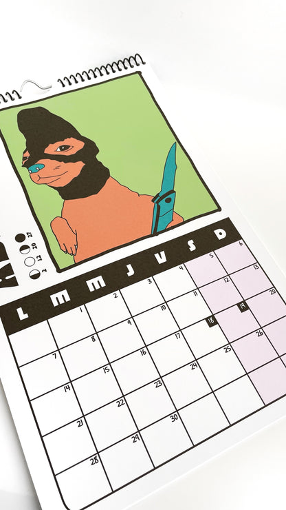 CALENDARIO DE PARED PERROS Y GATOS