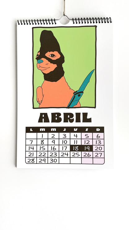 CALENDARIO DE PARED PERROS Y GATOS