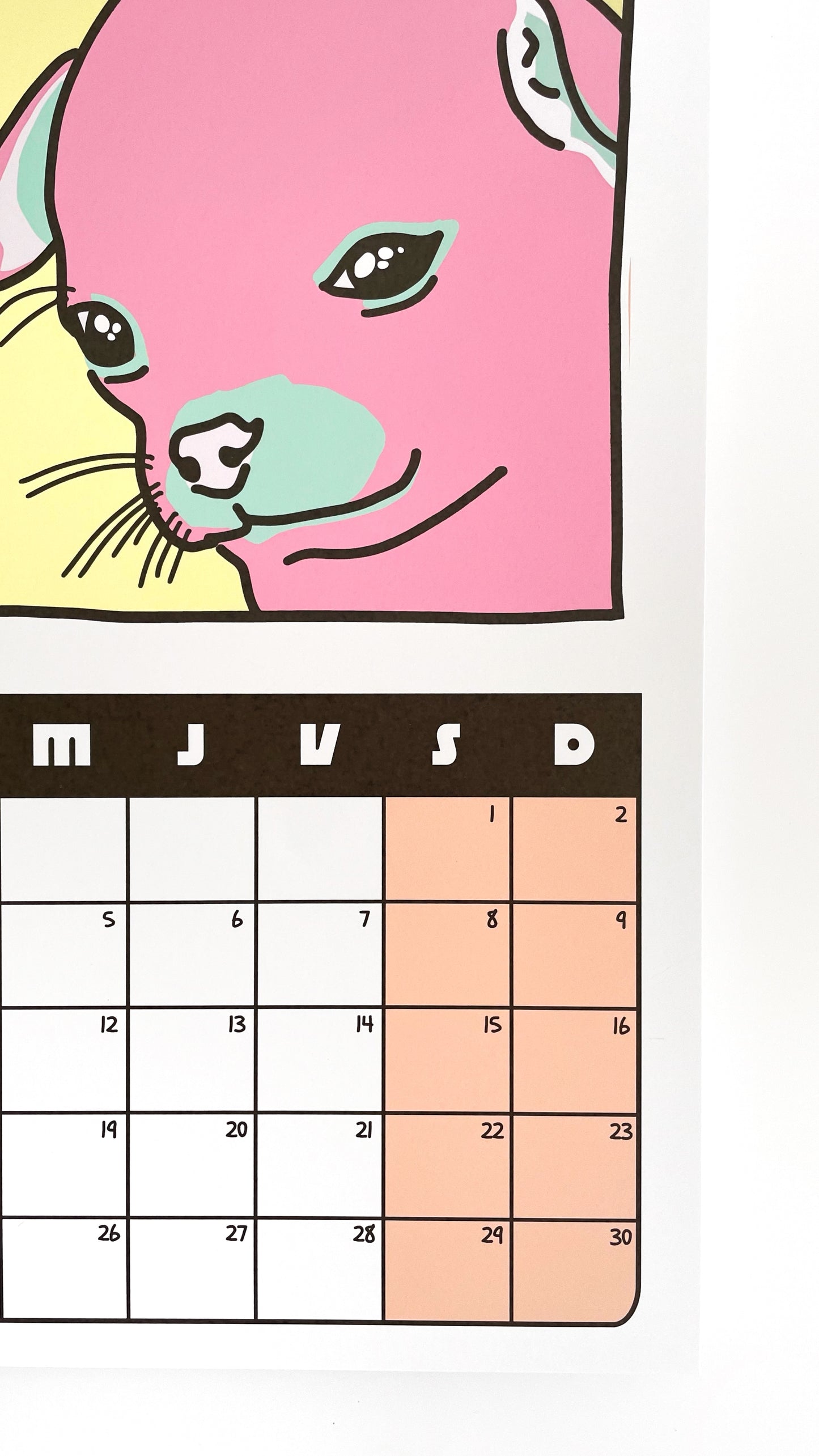 CALENDARIO DE PARED PERROS Y GATOS