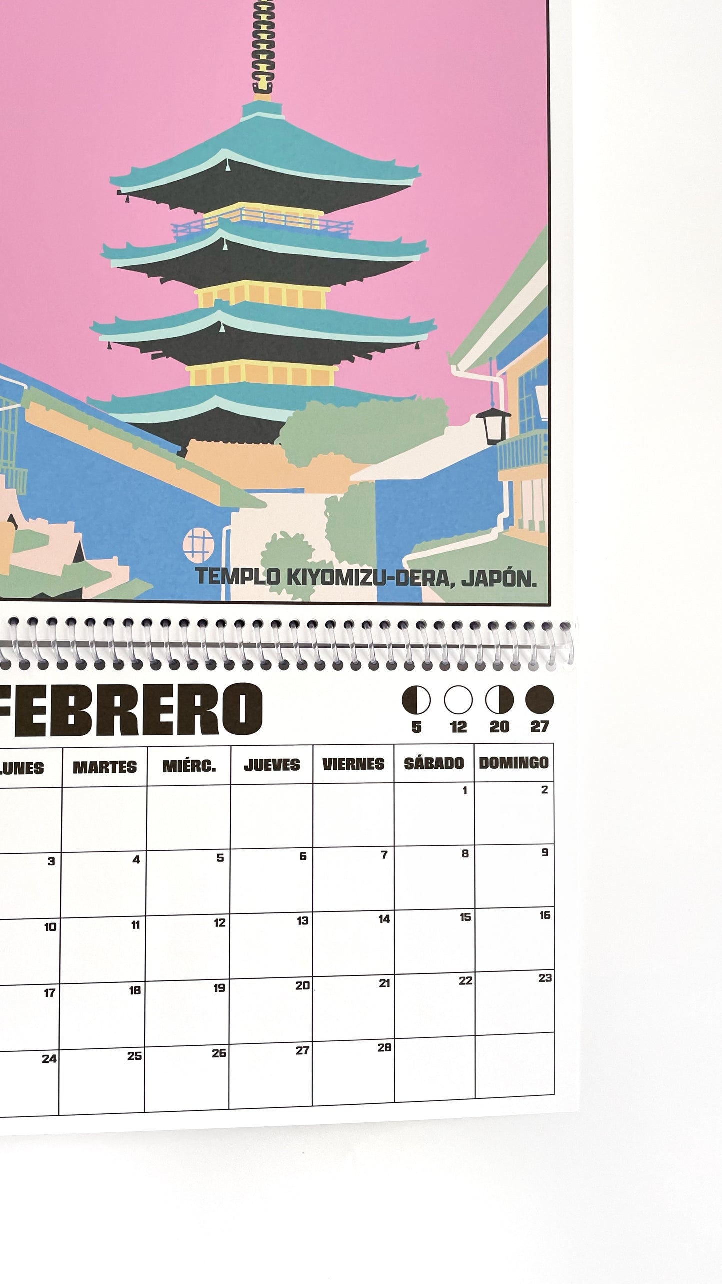 CALENDARIO DE PARED ALGUNOS LUGARES CON PLANNER