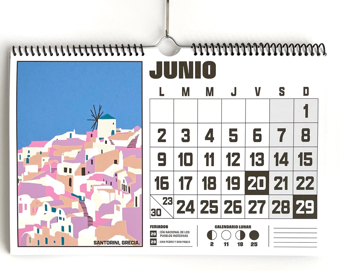 CALENDARIO DE PARED ALGUNOS LUGARES