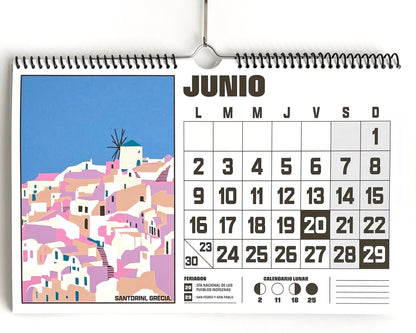 CALENDARIO DE PARED ALGUNOS LUGARES