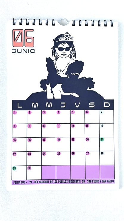 CALENDARIO PARED "MEMES" CON PLANNER