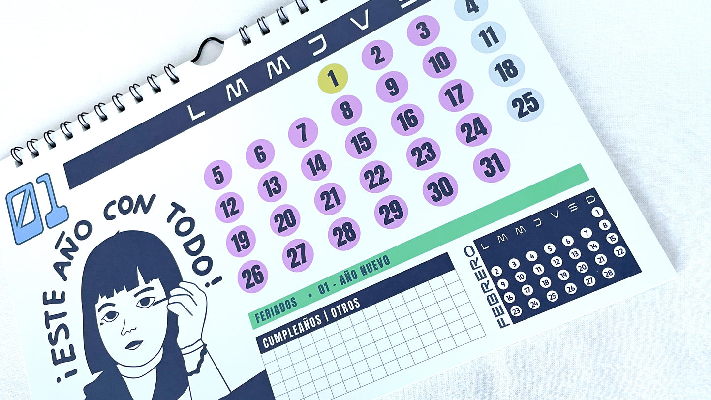 CALENDARIO DE PARED "MEMES"