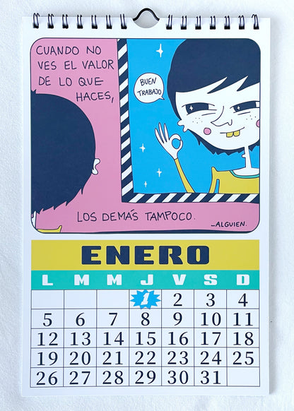 CALENDARIO DE PARED "FRASES"