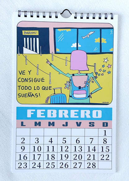 CALENDARIO DE PARED "FRASES"
