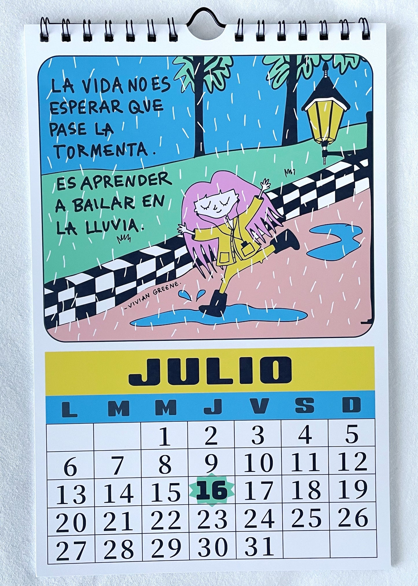 CALENDARIO DE PARED "FRASES"
