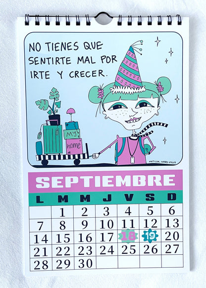 CALENDARIO DE PARED "FRASES"