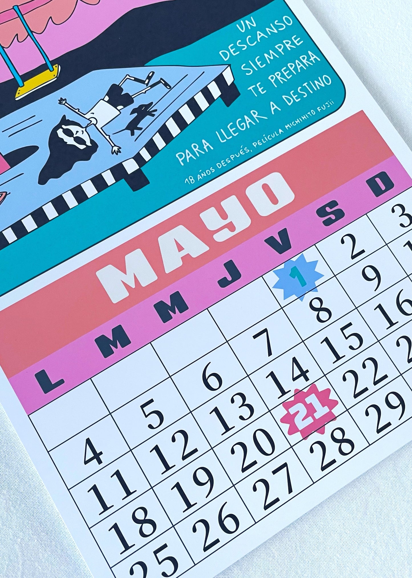 CALENDARIO DE PARED "FRASES"