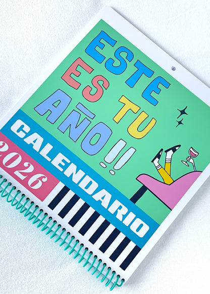 CALENDARIO DE PARED "FRASES" CON PLANNER