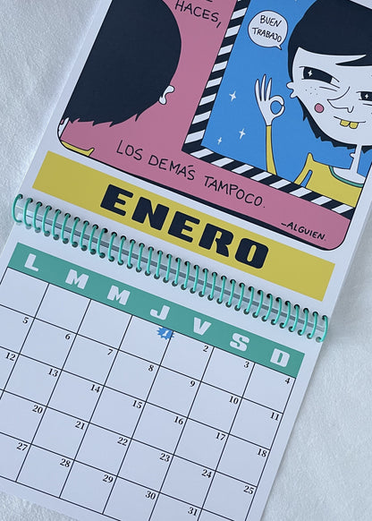CALENDARIO DE PARED "FRASES" CON PLANNER