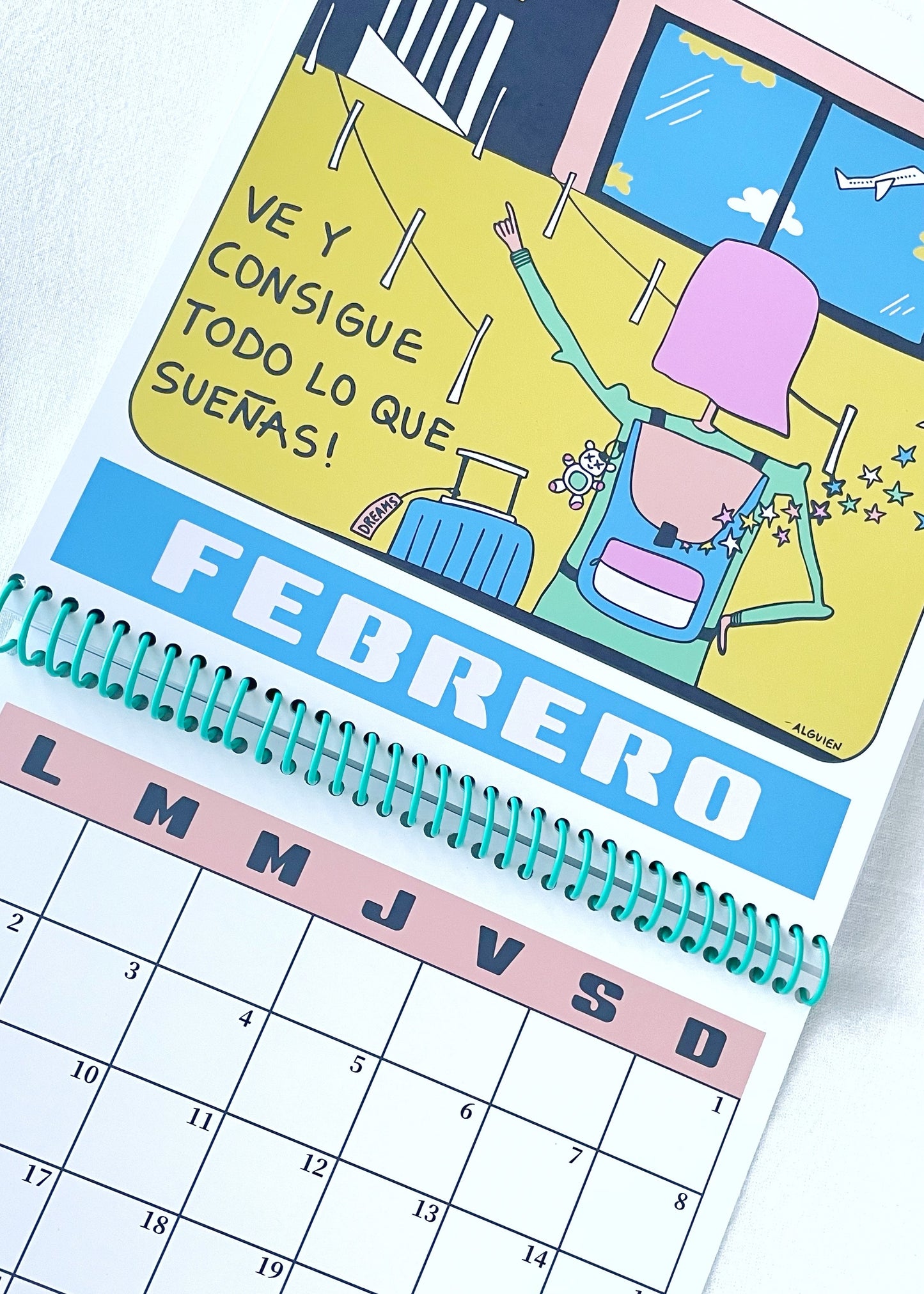 CALENDARIO DE PARED "FRASES" CON PLANNER