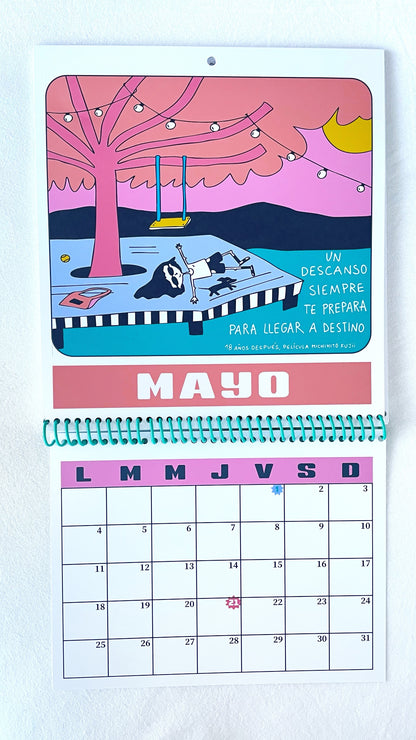 CALENDARIO DE PARED "FRASES" CON PLANNER