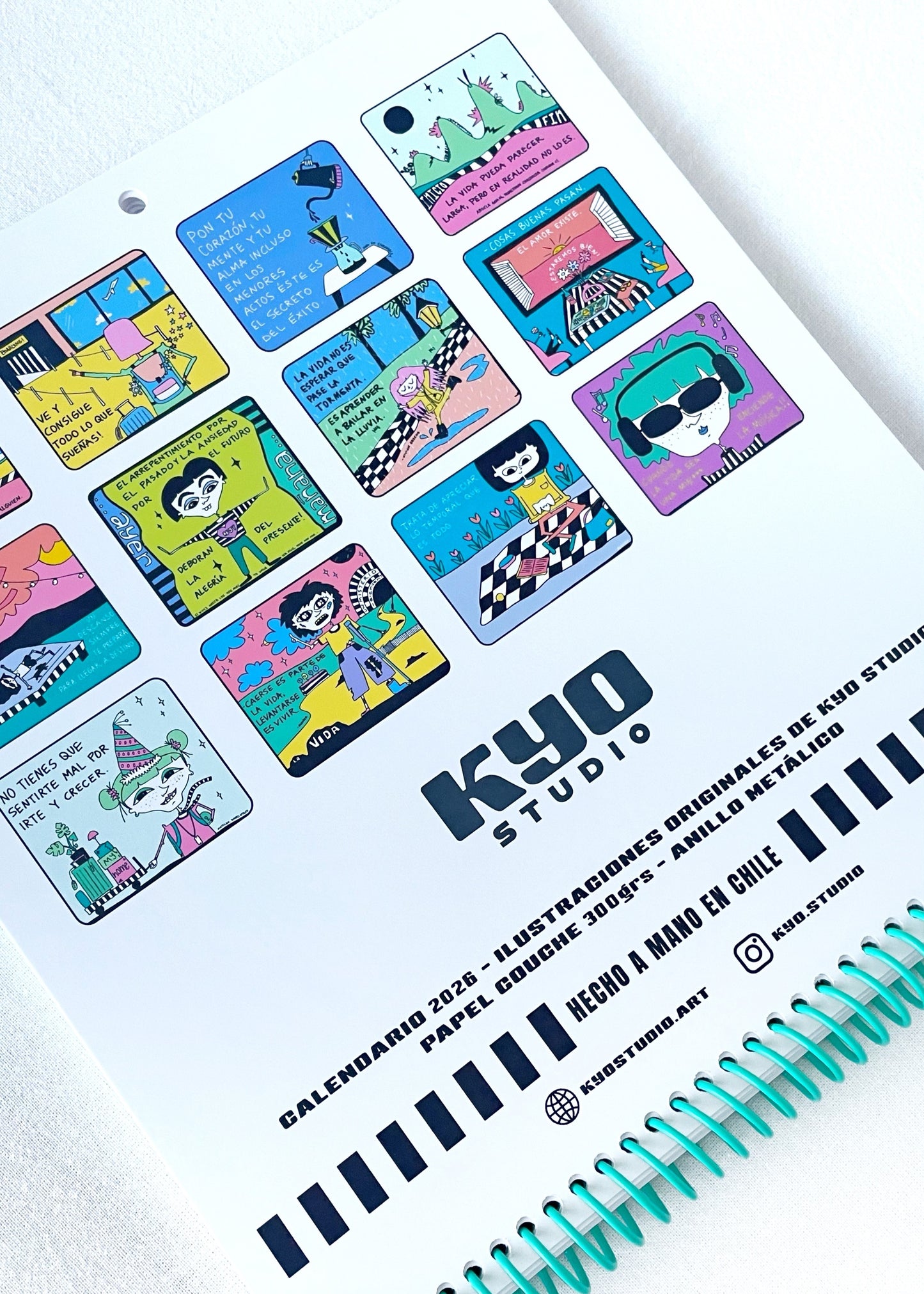 CALENDARIO DE PARED "FRASES" CON PLANNER