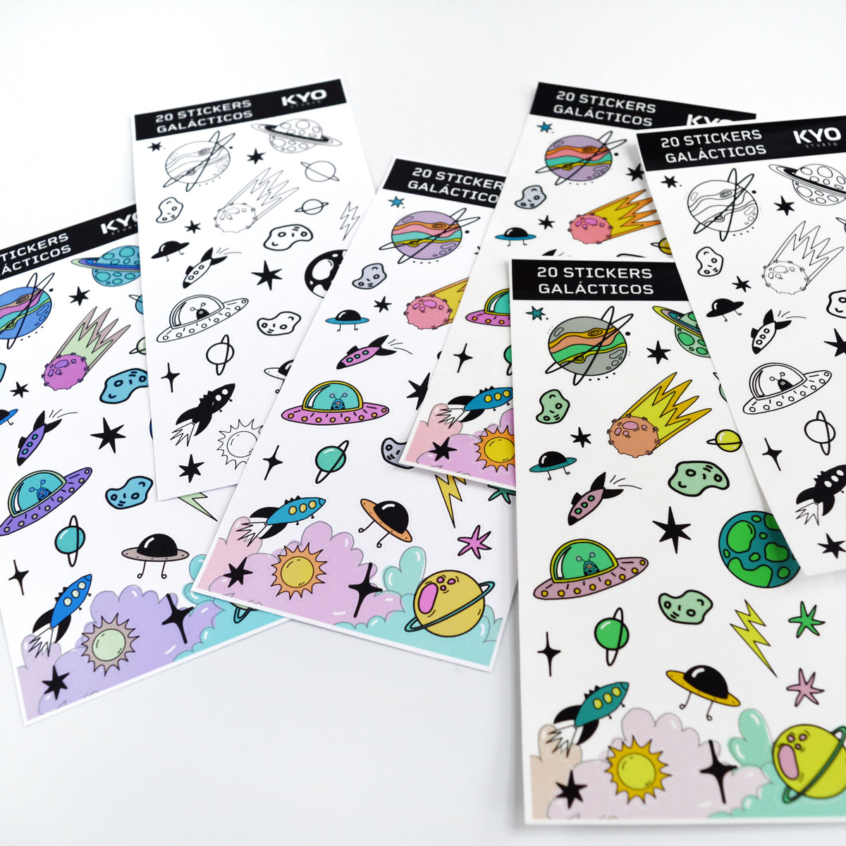 STICKERS GALÁCTICOS
