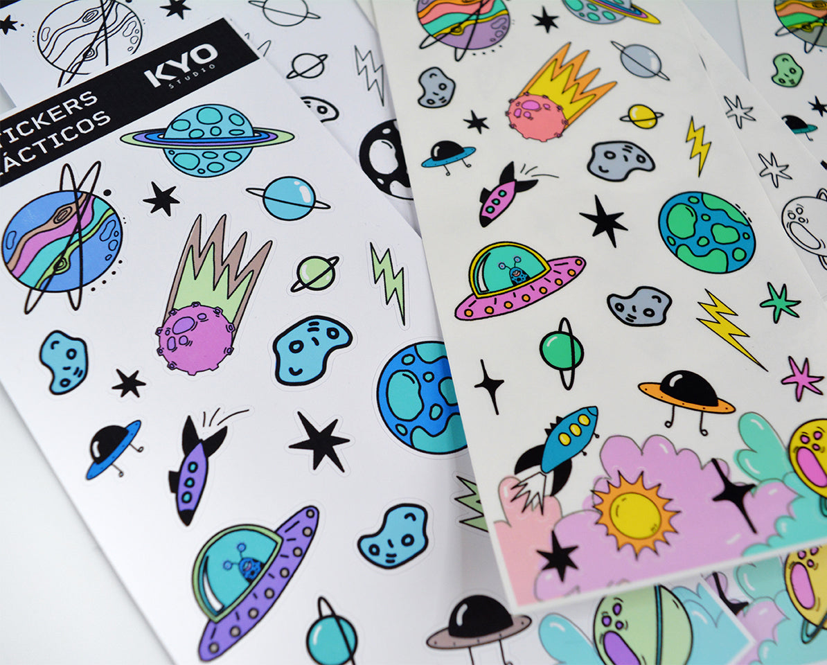 STICKERS GALÁCTICOS