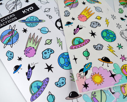 STICKERS GALÁCTICOS